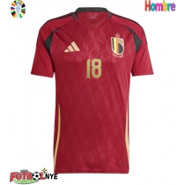 Camiseta Bélgica Orel Mangala #18 Primera Equipación Eurocopa 2024 manga corta